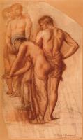 Pierre-Cecile Puvis de Chavannes - Study for Four Figures in Rest